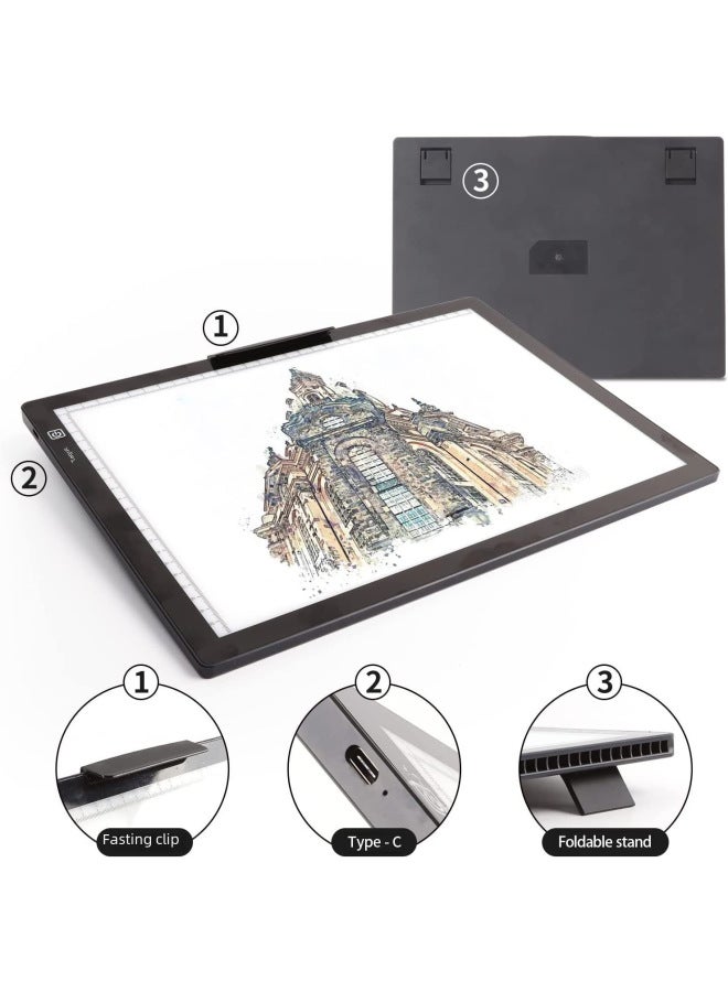 A4a3 Rechargeable Copying Desk Children's Drawing Board Art Students Special Sketch Drawing Board Sketch Board Drawing Copy Board - Image 3