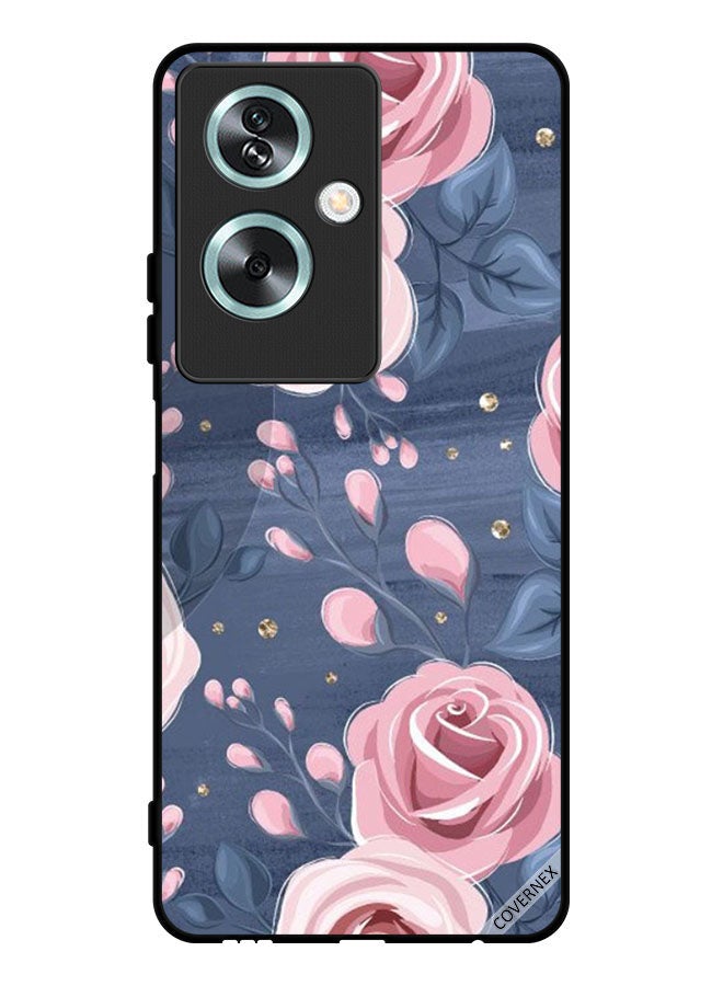 Covernex Protective Case Cover For Oppo A2 Roses & Leaves Pattern - Image 1