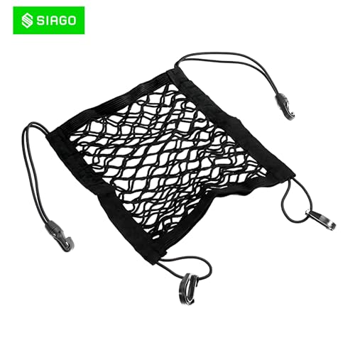 SIAGO SIA138 Single-Pocket Car Mesh Organizer – Backseat Net Bag, Barrier for Pets & Kids, Tissue & Purse Holder, Driver Storage Pouch, Car Divider - Image 3