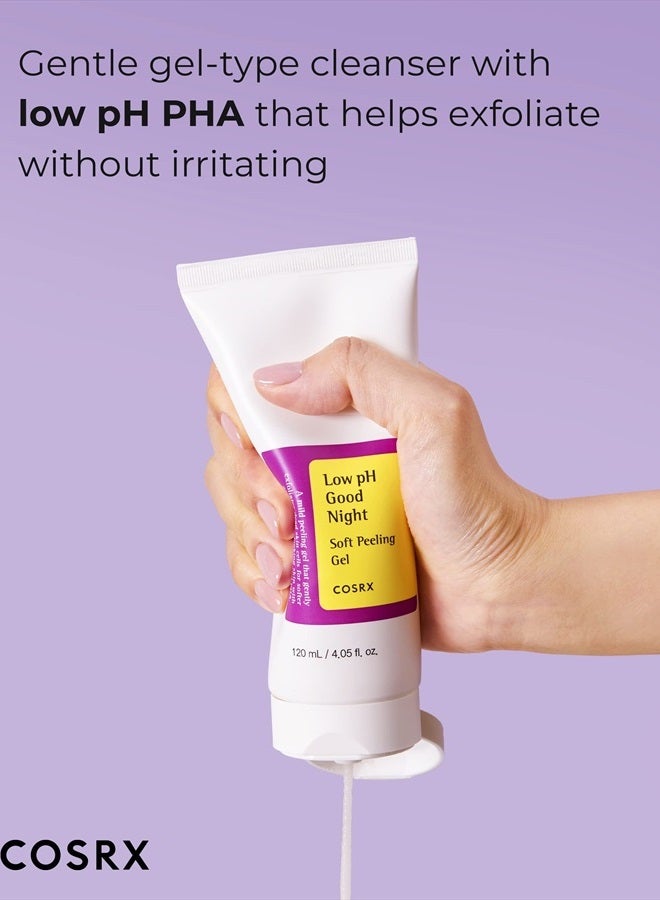 COSRX Low pH Good Night Soft Peeling Gel | Mildly Exfoliating PHA | Skincare For Sensitive Skin With Natural Cellulose, Radiating, Cleansing 4.05 Fl Oz (Pack of 1)None - Image 2