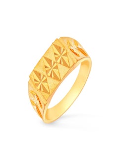 Malabar Gold and Diamonds 22 Carat 916 Purity Yellow Gold Ring RG1167524Y16 For Men  - Image 1