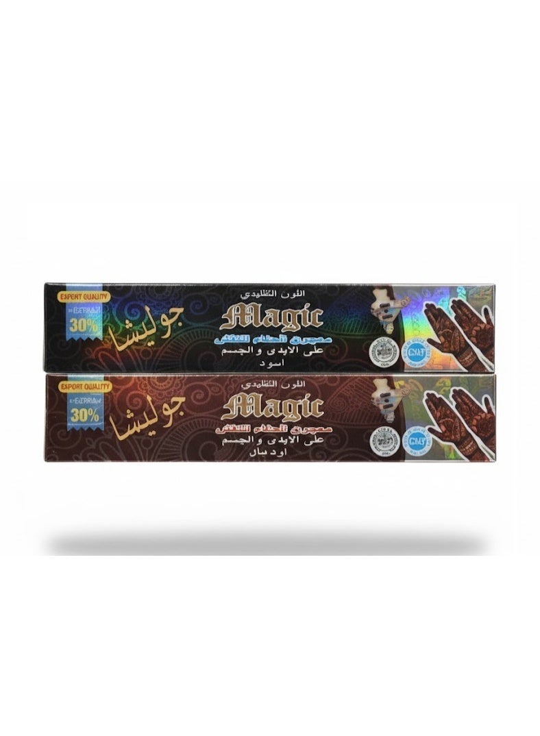 Golecha Magic Henna Paste Dark Brown & black - Image 1
