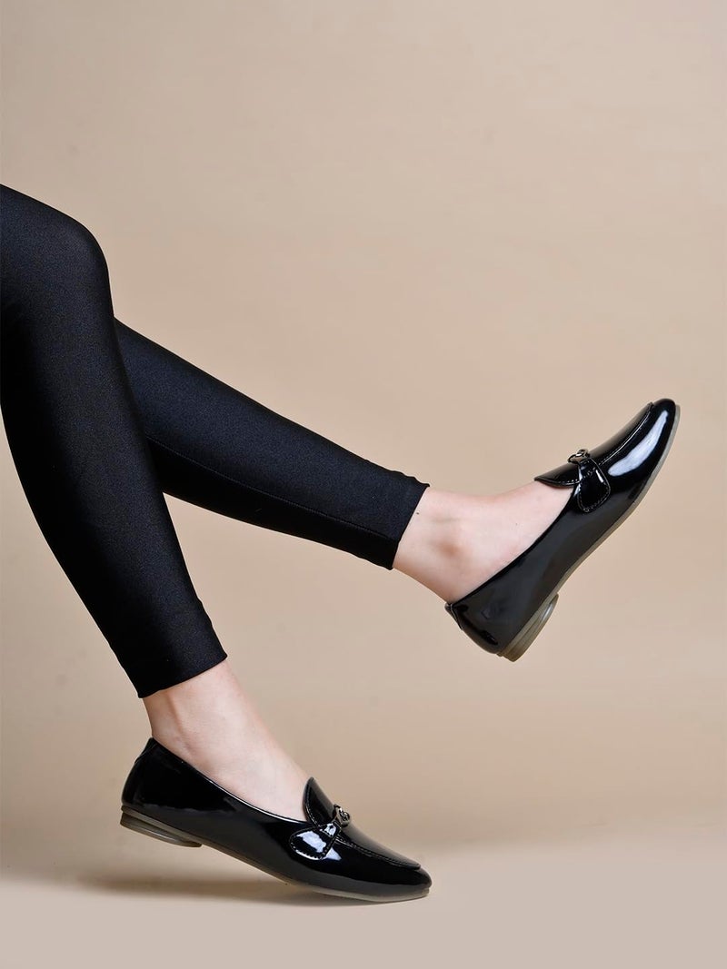 Shoetopia أحذية شوتوبيا مسطحة مدببة للنساء والفتيات - Image 1