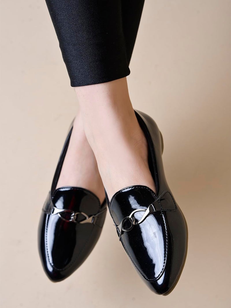 Shoetopia أحذية شوتوبيا مسطحة مدببة للنساء والفتيات - Image 2