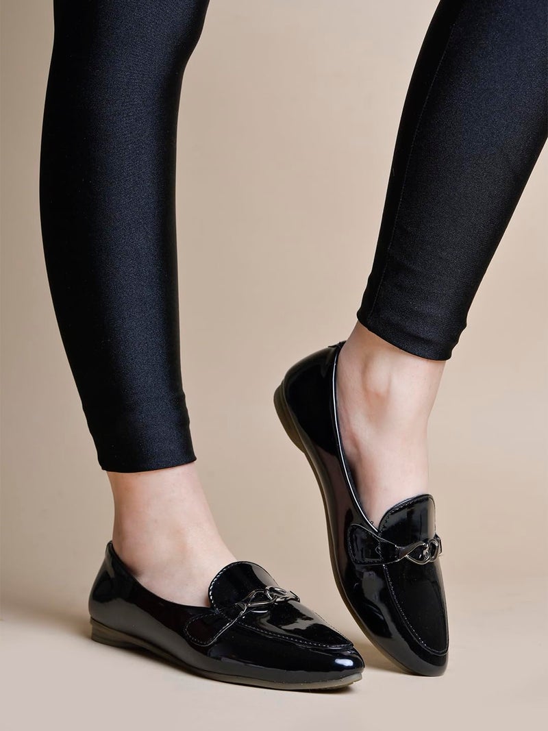 Shoetopia أحذية شوتوبيا مسطحة مدببة للنساء والفتيات - Image 5