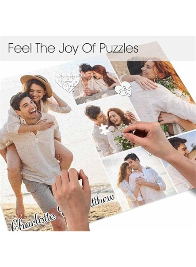 احجية مخصصة لهدايا عيد الحب لصديقك واحجية الصور المقطوعة المخصصة لعيد الحب 300/500/1000 قطعة هدايا لحفلات الزفاف واعياد الميلاد - Image 4