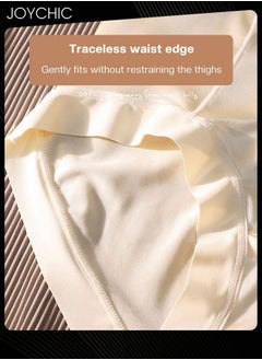 Joychic 6 Pack Women High Waisted Slimming Elastic Comfy Briefs Anti-bacterial Satin Ladies Underwear Female Evening Wear Multicolour  - Image 3