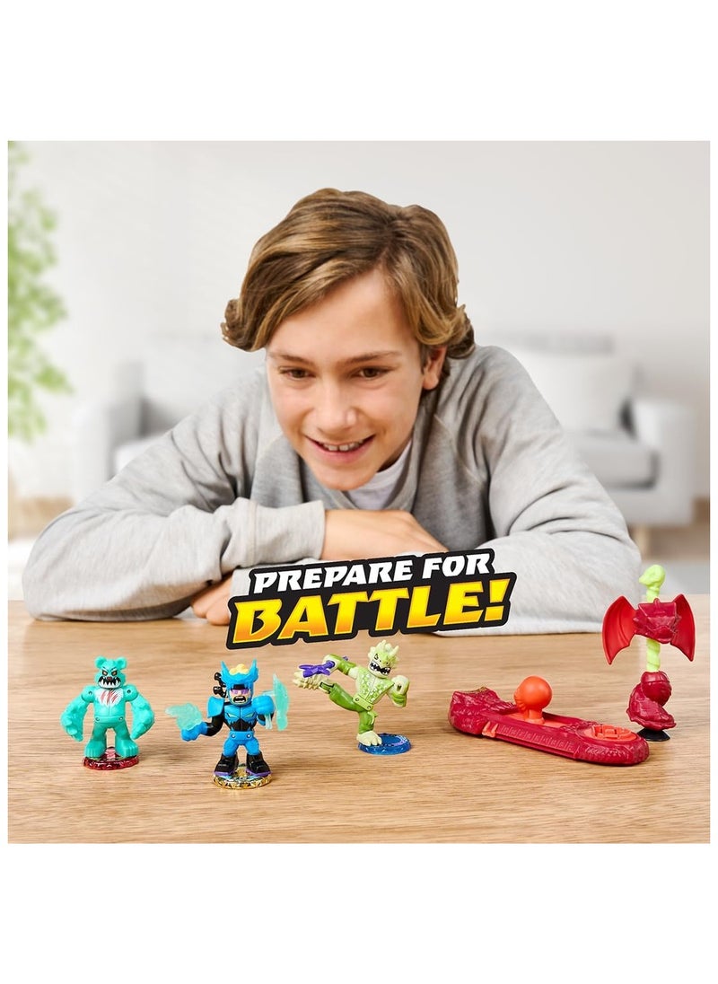 AKEDO Legends of Beast Strike Starter Pack | 3 Warriors: Legendary, Beast Striker & Ultra Rare | Includes Training Practice Piece & Exclusive Joystick Controller for Kids  - Image 2