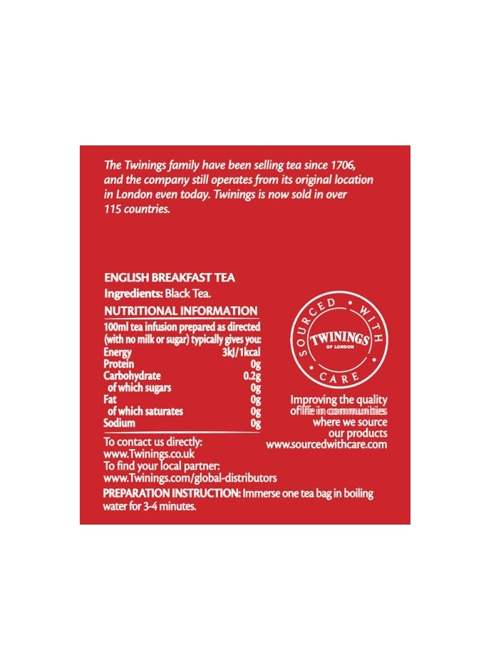 Twinings English Breakfast Tea 10 Teabags (20g) - Image 3
