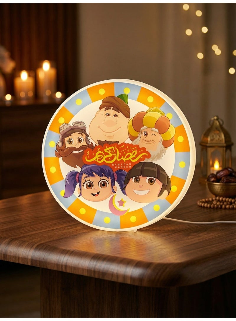 زينة "رمضان كريم" - بتصميم شخصيات كرتونية عربية احتفالية - Image 2