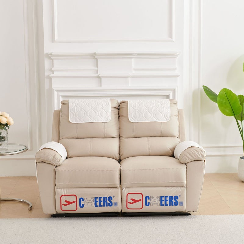 Yi Tong Hong New Cross-Border Sofa Armrest Pad 3-Piece Set with Headrest Pillow and Storage Pocket for Recliner and Sofa - Image 1