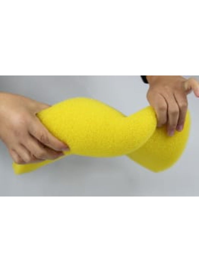 Yellow Sponge 50x50x4 – Medium & Large - Image 2