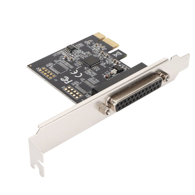 بطاقة متوازية بمنفذ PCI Express واحد ودبوس DB25 بمعيار IEEE 1284 وبروتوكولات SPP وEPP وECP - سرعة 2.5 ميجابت في الثانية PCIe X1 وحدة تحكم LPT لتوسعة أجهزة سطح المكتب لأنظمة ويندوز ولينكس - Image 2