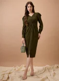 جلو باص olive green