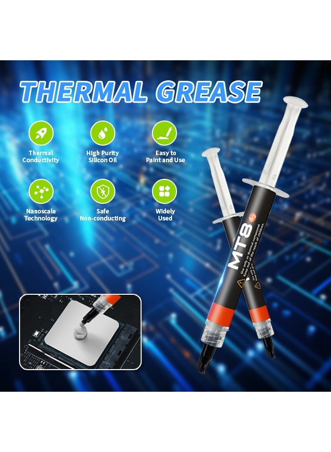 Professional Grade Thermal Paste 4g Tube Thermal Grease Ultra Cooling Thermal Compound - 12.8W/m·K, Nano Spherical Particles & 5 Years Lasting for CPU, GPU, Laptop, Overclocking  - Image 2