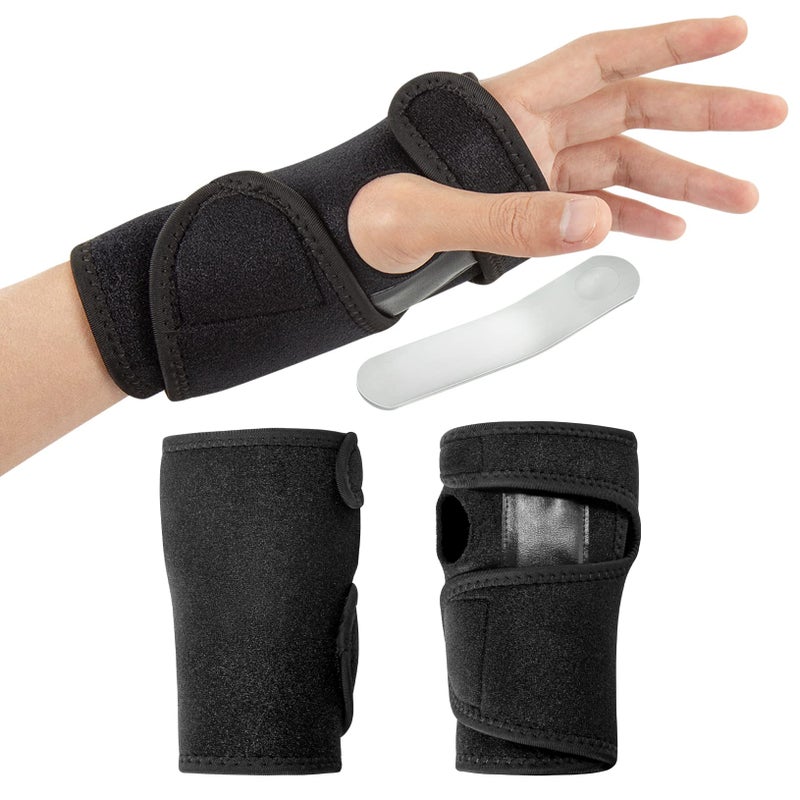 suoundey Wrist Brace for Carpal Tunnel  Adjustable Wrist Support Brace with Wrist Splint for Wrist Pain  Sprain  Sports Injuries  Joint Instability (Left Hand) - Image 1