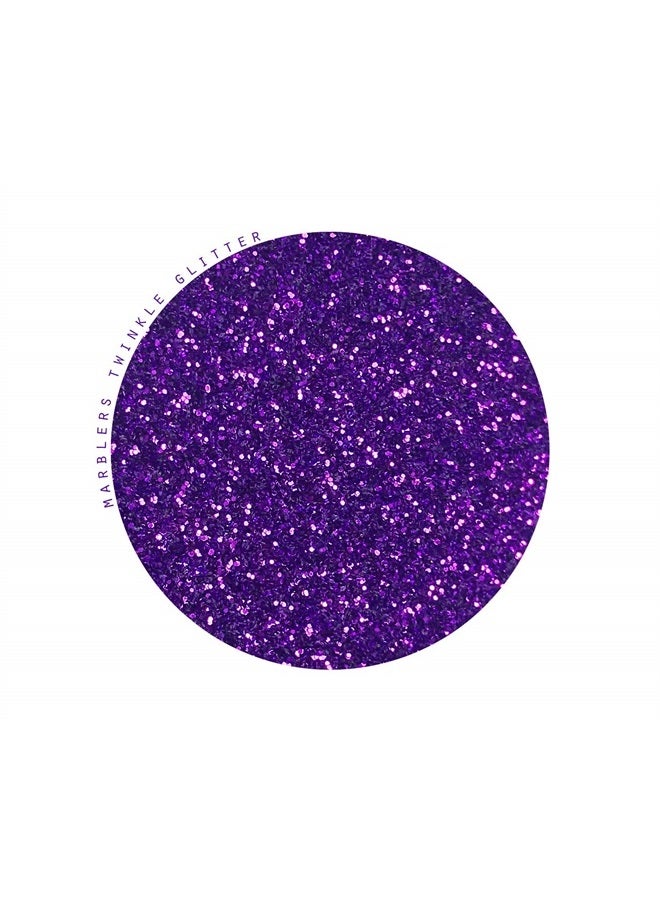 MARBLERS Twinkle Face & Body Glitter [Amethyst] 0.18oz (5g) | Fine | Non-Toxic | Vegan | Cruelty-Free | Ethically Sourced | Festival Makeup | Eye, Hair, Nail, Eyeshadow | Cosmetic Grade - Image 2