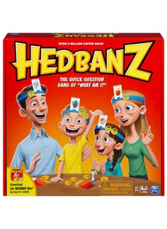 سبن ماستر لعبة Funskool Spin Master Hedbanz للاعبين من 2 إلى 6، لعبة لوحة تخمين الصور، ألعاب عائلية، ألعاب لليلة الألعاب العائلية، لعبة للأطفال، لعبة حفلات، لعبة ممتعة، متعددة الألوان، للأعمار: 3 سنوات فما فوق  - Image 1
