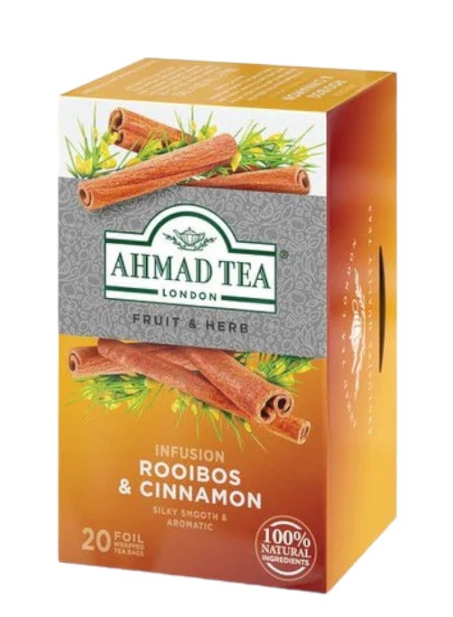Ahmad Tea Fruit and Herbal Drink Rooibos and Cinnamon 20 bags