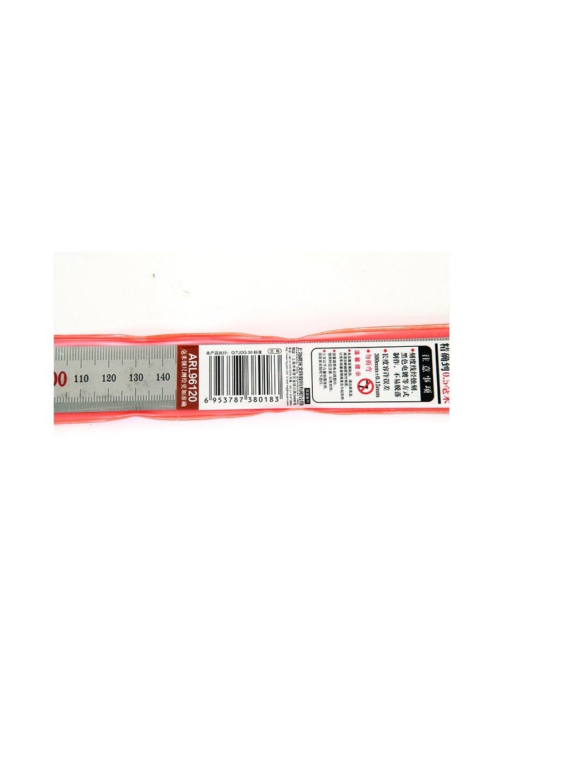 M&G Chenguang 300mm steel ruler 30cm stainless steel - No:ARL96120 - Image 4