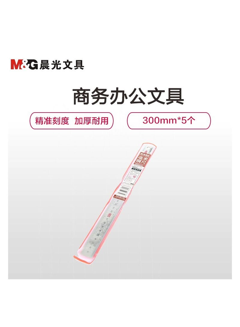 M&G Chenguang 300mm steel ruler 30cm stainless steel - No:ARL96120 - Image 2