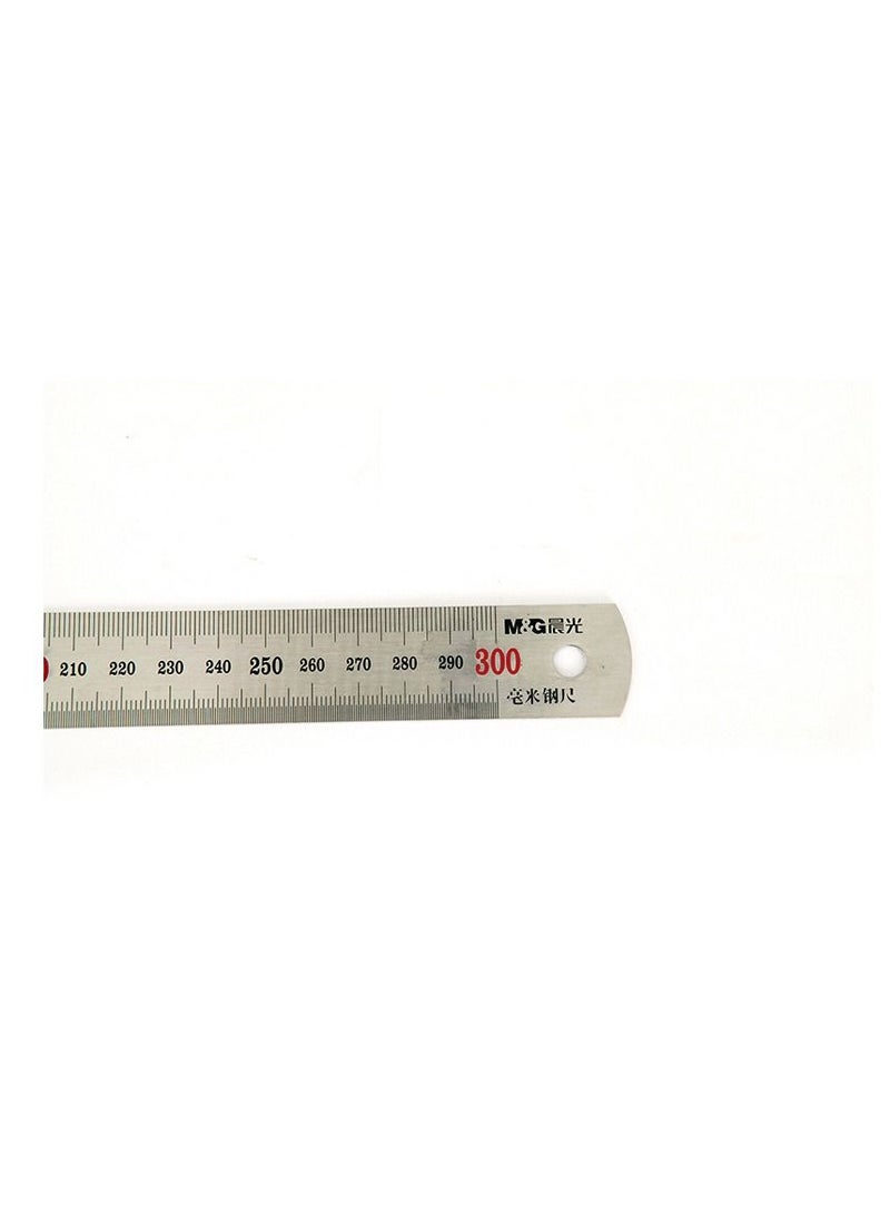 M&G Chenguang 300mm steel ruler 30cm stainless steel - No:ARL96120 - Image 3
