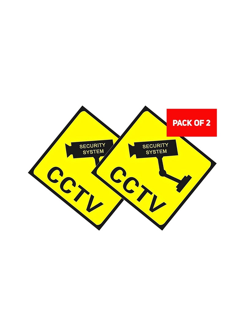 Generic Information Signboard Adhesive Sticker For Video surveillance systems  - Image 2