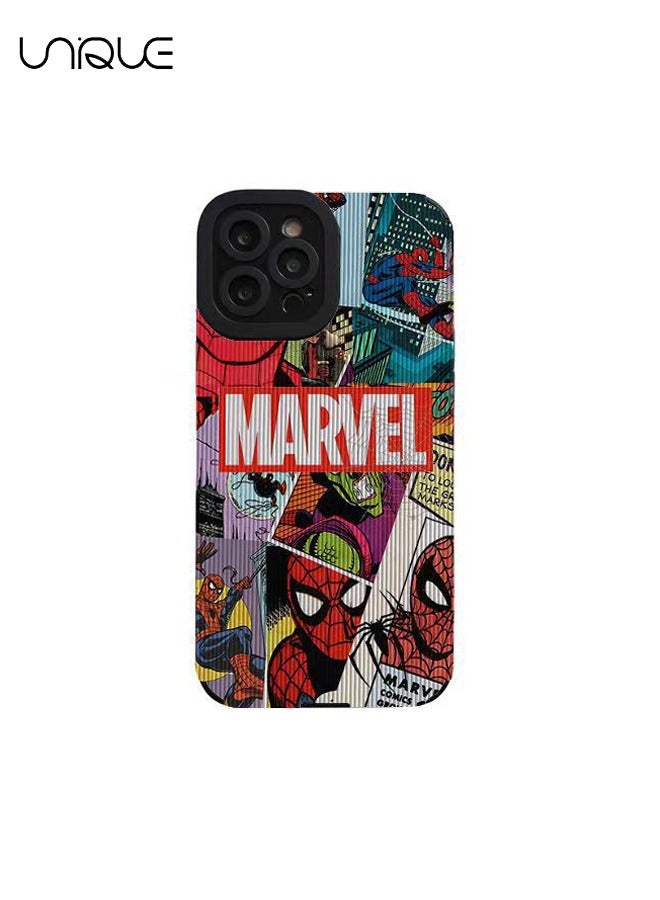 Unique Compatible with iPhone 15 Pro Phone Case, Spider-Man Phone Case, Marvel Movie Phone Case - Tuya Phone Case - Stylish and Handsome Phone Case - TPU Drop Protection - Image 1