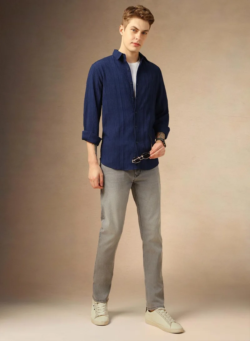 Dennis Lingo Navy Shirt For Men For Men
