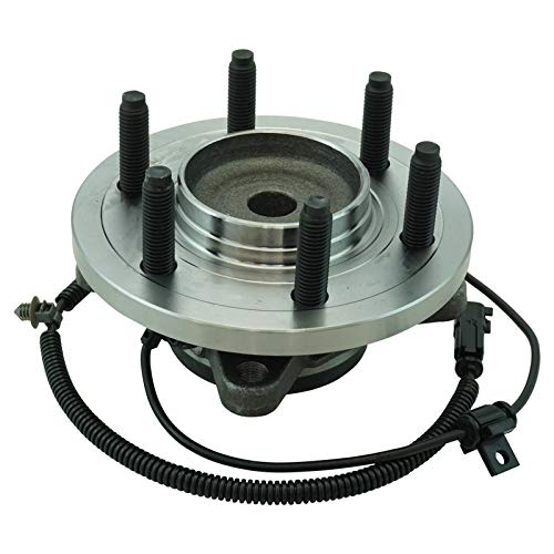 TRQ Front Wheel Hub & Bearing Assembly for 2011-2014 Ford F150 RWD 6 Lug / 2011-2014 Ford Expedition RWD / 2011-2014 Lincoln Navigator/Rear Wheel Drive Models with 6 Lug Wheels Only - Image 2