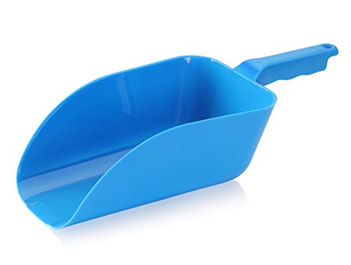 New Star Foodservice 34462 Polycarbonate Plastic Utility Ice Scoop Blue 64Ounce