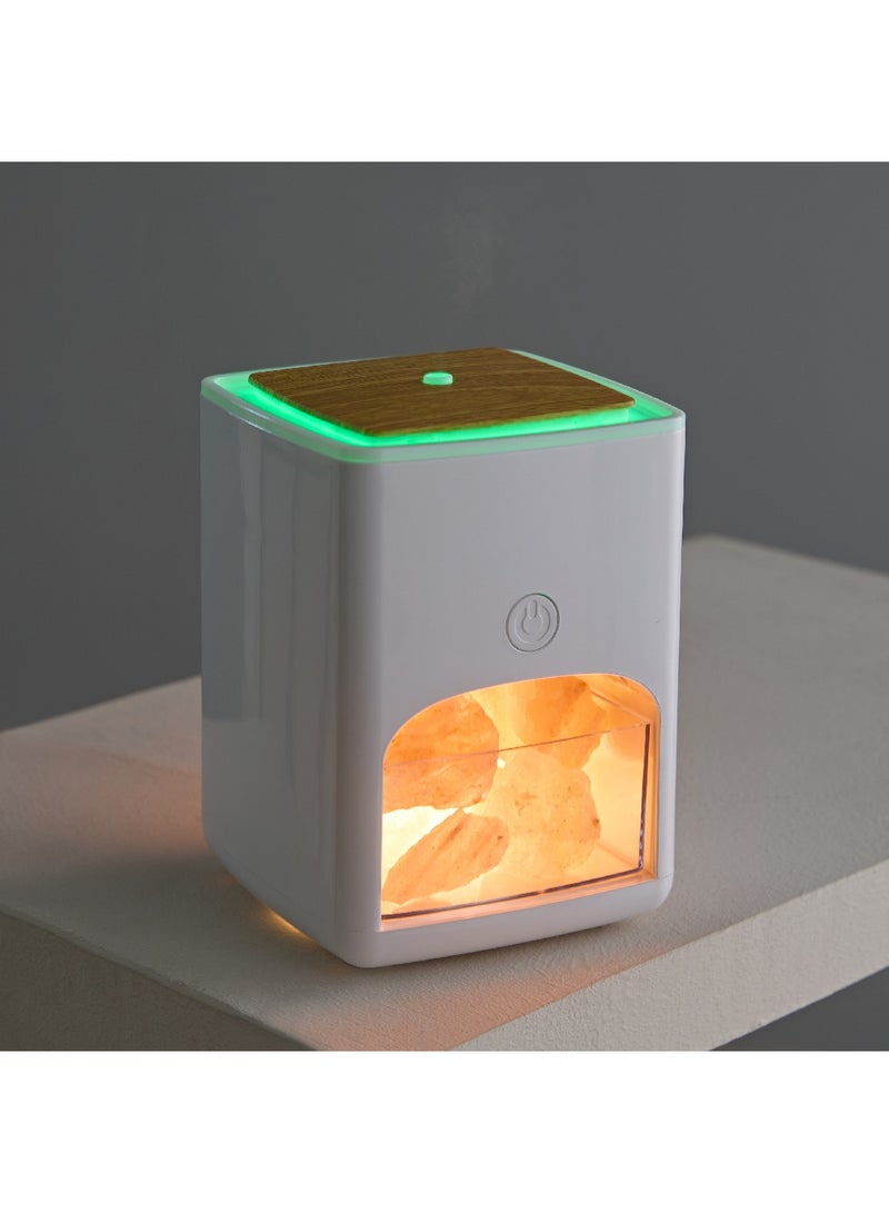 Home Box Baris Aroma Diffuser with Himalayan Salt 15 x 22 x 15 cm  - Image 2