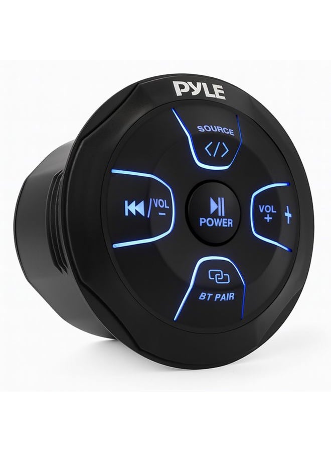 Pyle Amplified Wireless BT Audio Controller - 300 Watt Waterproof Rated Marine Receiver Remote Control for Car, Truck, Boat, 4x4, PowerSport Vehicles, Full Range Stereo Sound Reproduction - PLMRBT20 - Image 1