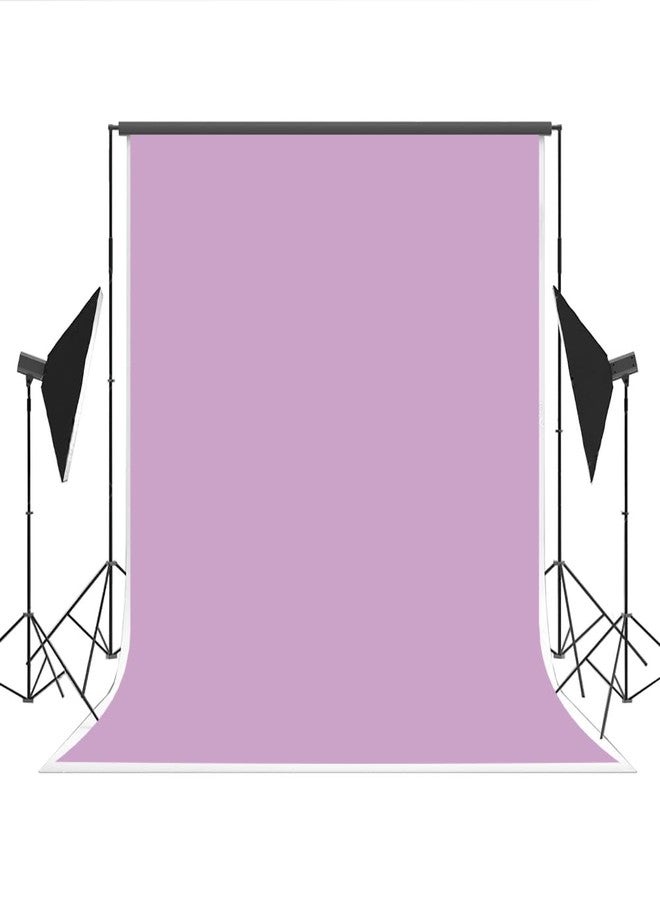 HMTFOTO 5X7ft Purple Backdrop Light Purple Photo Backdrop for Photoshoot Background Solid Color Backdrop - Image 3
