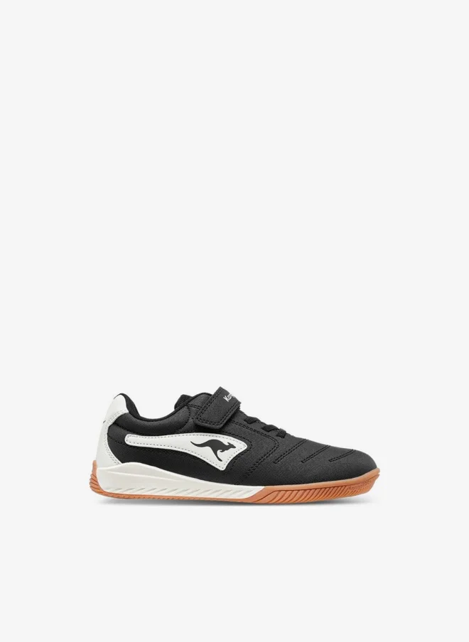 كانغاروس Boys' Logo Applique Shoes with Hook and Loop Closure