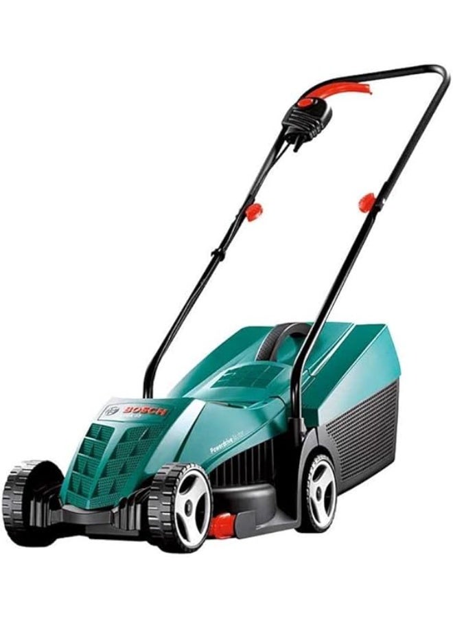 Bosch EasyRotak 32-205 corded lawn mower (1200 W motor power, cutting width: 32 cm, 31 litre collecting basket, suitable for small gardens) - Image 1