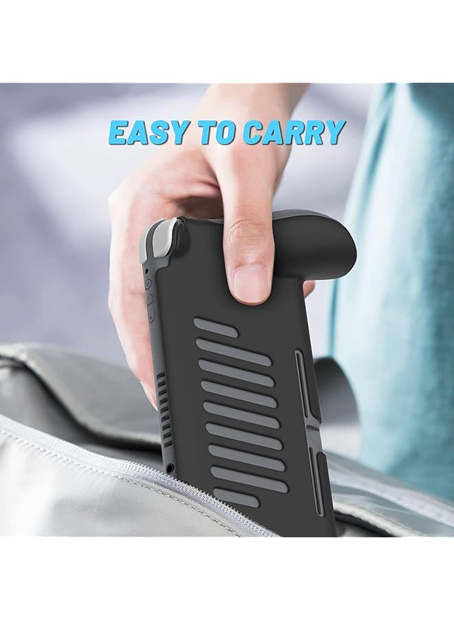 X spring Grip For Nintendo Switch Lite Comfortable Gaming Case For Extended Play Sessions Ergonomic Handheld Controller Attachment With Non Slip Texture Protective Cover For Switch Lite 2019 Model - Image 5