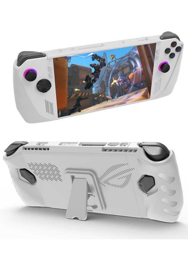 Muyixin Silicone Case Compatible ROG Ally Game Console Protector,Flexible Shockproof Anti-Scratch Drop-Proof Non-Slip Full Protective Case - Image 1