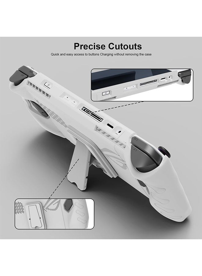 Muyixin Silicone Case Compatible ROG Ally Game Console Protector,Flexible Shockproof Anti-Scratch Drop-Proof Non-Slip Full Protective Case - Image 5