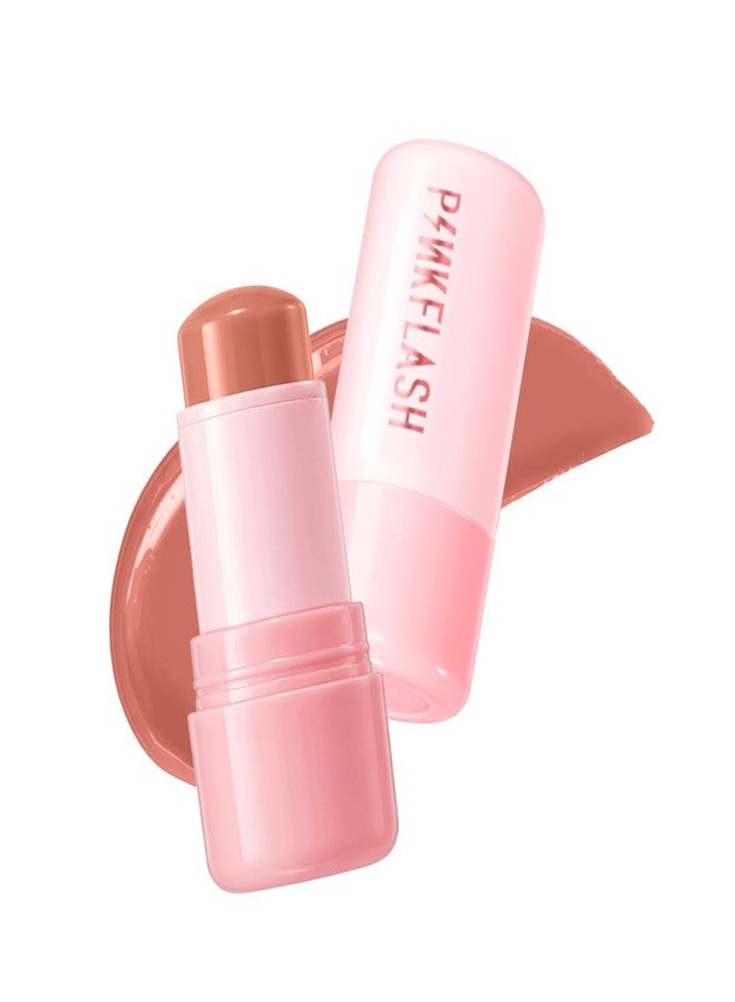  بينكفلاش أحمر خدود بينك فلاش ديوي ستيك - NU02 فيج هارت | أحمر خدود كريمي بلمسة نهائية ندية طبيعية | خفيف الوزن، قابل للتطبيق بطبقات متعددة وسهل الدمج | لمعة متألقة لخدود مشرقة ومنتعشة - Image 1