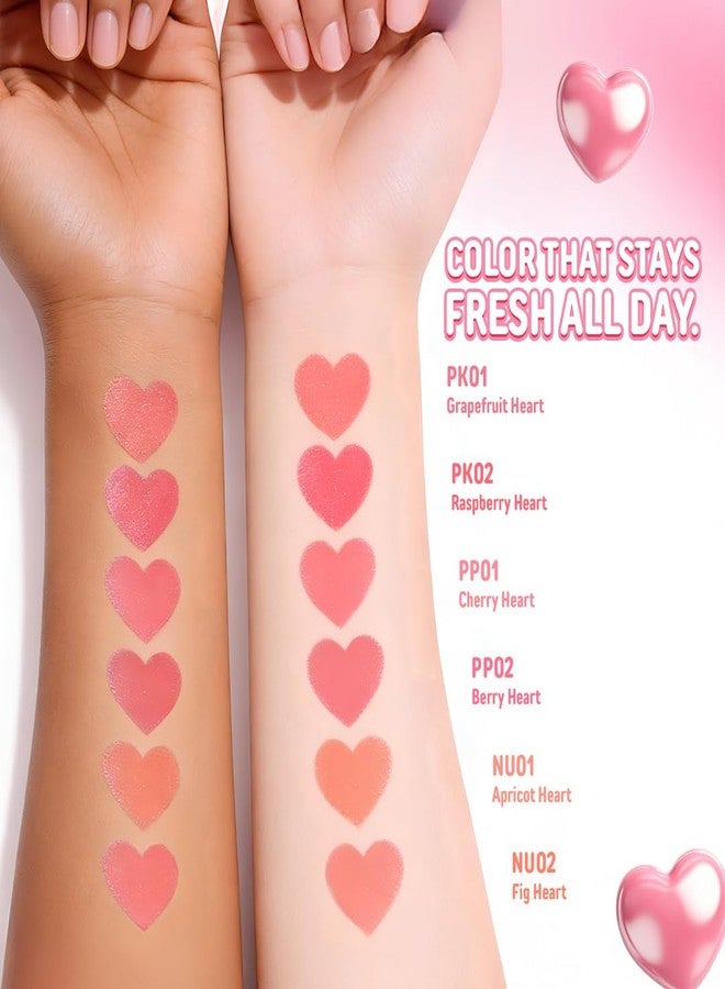  بينكفلاش أحمر خدود بينك فلاش ديوي ستيك - NU02 فيج هارت | أحمر خدود كريمي بلمسة نهائية ندية طبيعية | خفيف الوزن، قابل للتطبيق بطبقات متعددة وسهل الدمج | لمعة متألقة لخدود مشرقة ومنتعشة - Image 5