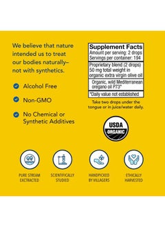 North American Herb & Spice Oreganol - 1 fl oz, Pack of 3 - Unprocessed, Wild, Organic Oregano Oil - Mediterranean Source P73 - Non-GMO - 1296 Total Servings  - Image 4
