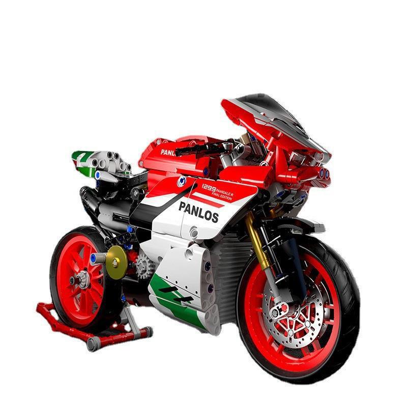 PANLOS BRICK Building Blocks Motorcycle Model Kit - Image 5