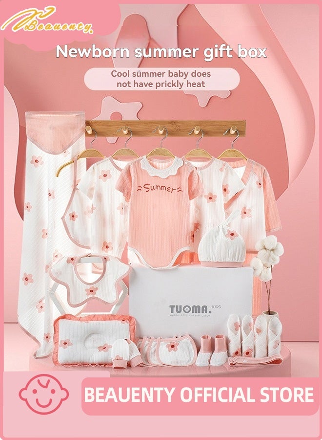 Beauenty Newborn Baby Gift Set , Newborn Layette Gift Set 18 Pieces , Baby Girl Boys Gift Set , Baby Cotton Outstanding Clothing Set , Newborn Fit Accessories Set - Image 5