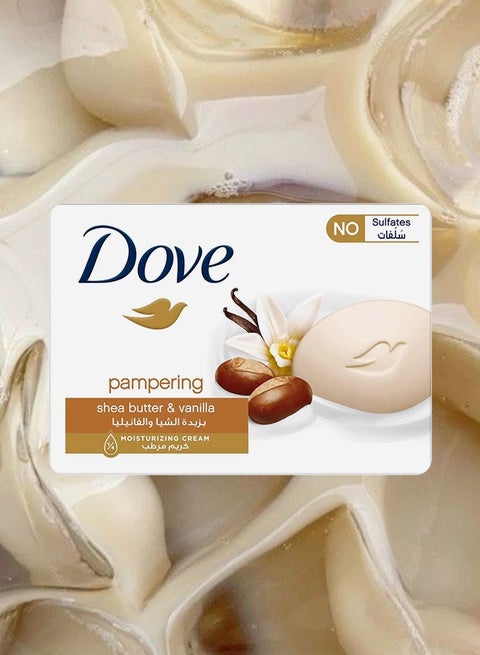 Beauty Pampering Shea Butter And Vanilla Moisturizing Soap Cream Bar For Soft Smooth Skin 125 Grams