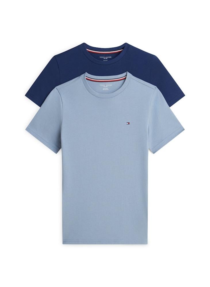 TOMMY HILFIGER 2-Pack Signature Crew Neck Lounge T-Shirts - Image 1