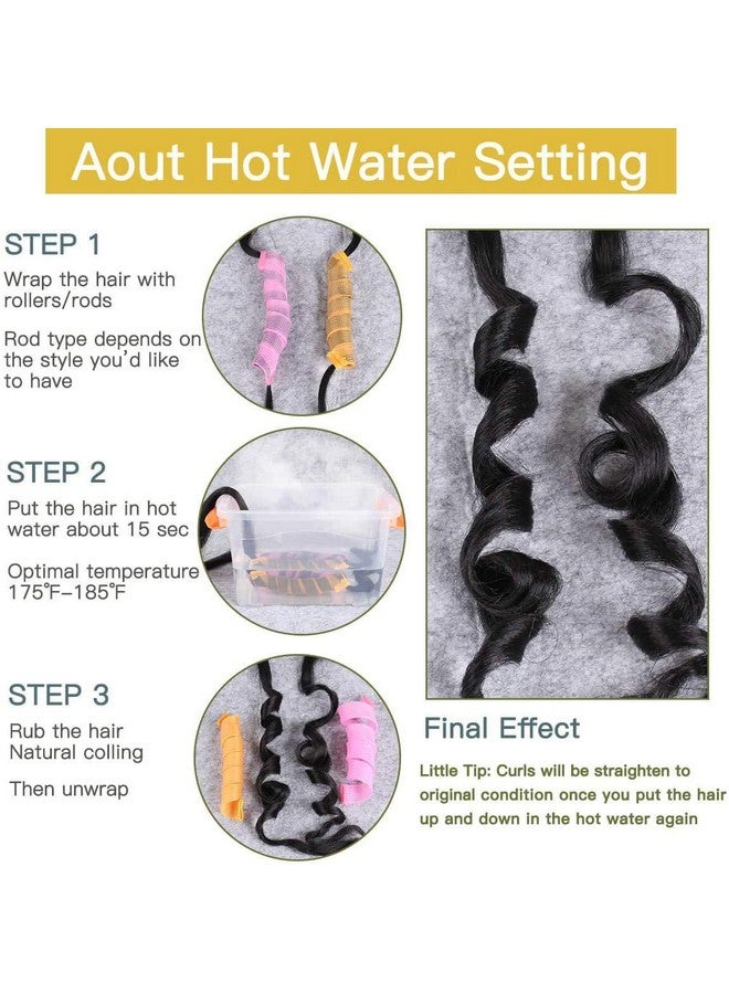 Leeven 26 Inch Blue Pre Stretched Braiding Hair 2 Pack Braiding Hair Blue Braiding Hair Extensions For Braiding Crochet Hair (Azure Blue) - Image 4