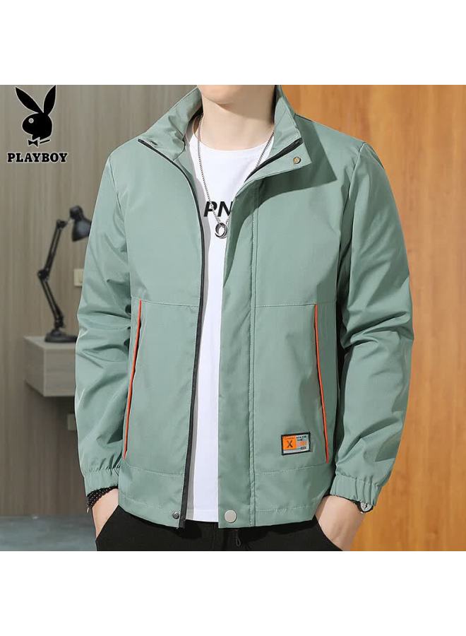 Playboy Men's Jacket Autumn Winter Casual Workwear High-end Outdoor Windproof Sports Coat - Image 1