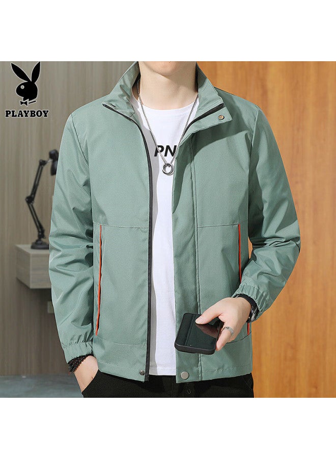 Playboy Men's Jacket Autumn Winter Casual Workwear High-end Outdoor Windproof Sports Coat - Image 2