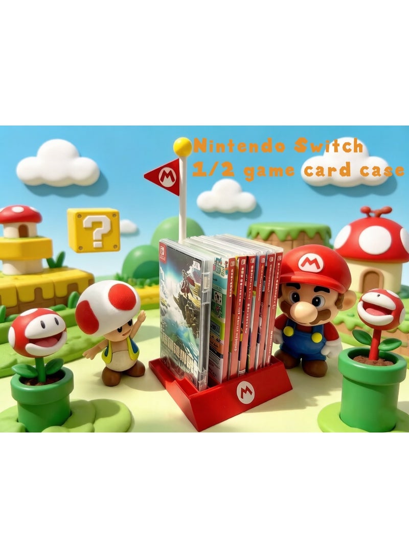 Samu Nintendo Switch 1/2 Game Card Case 10 Slots | Magnetic Portable Storage Box - Image 1